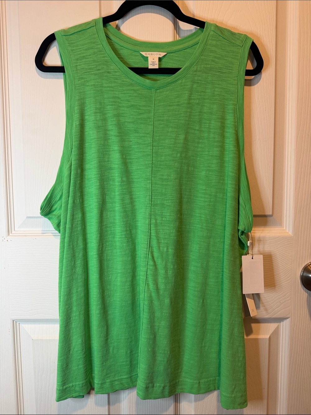 Women's Caslon Sleeveless Tank Top - Bright Green